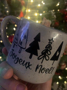 Bougie Forêt Boréale 🌲 / Joyeux Noel (seulement 3 en stock)